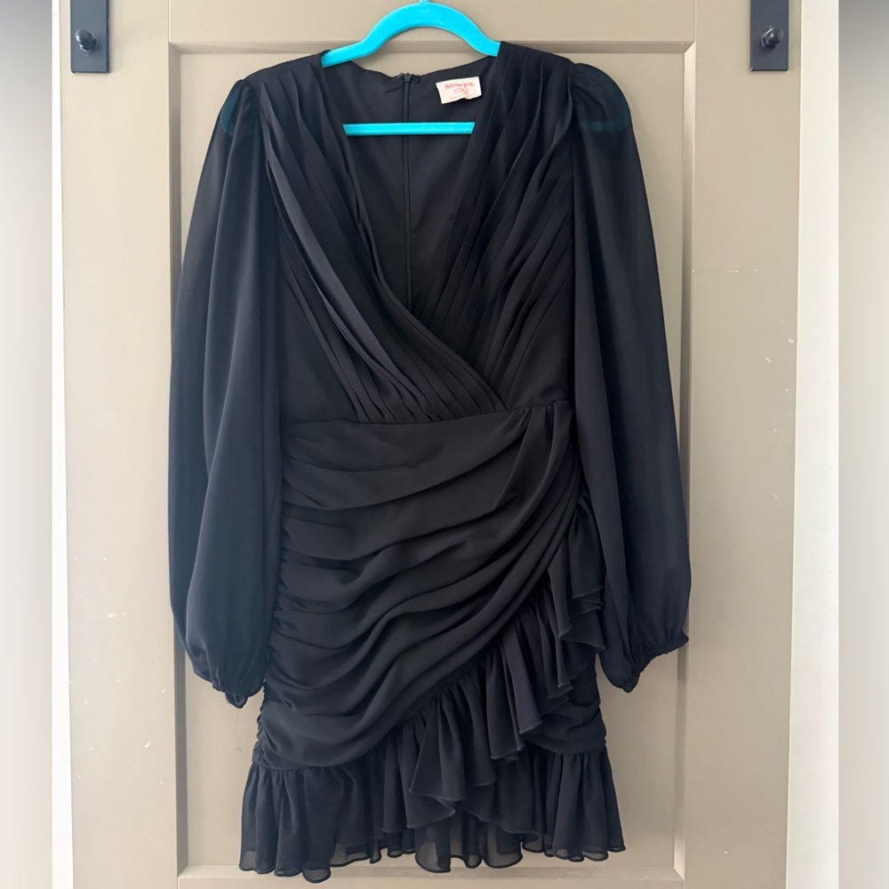Showpo Black Long Sleeve Dress